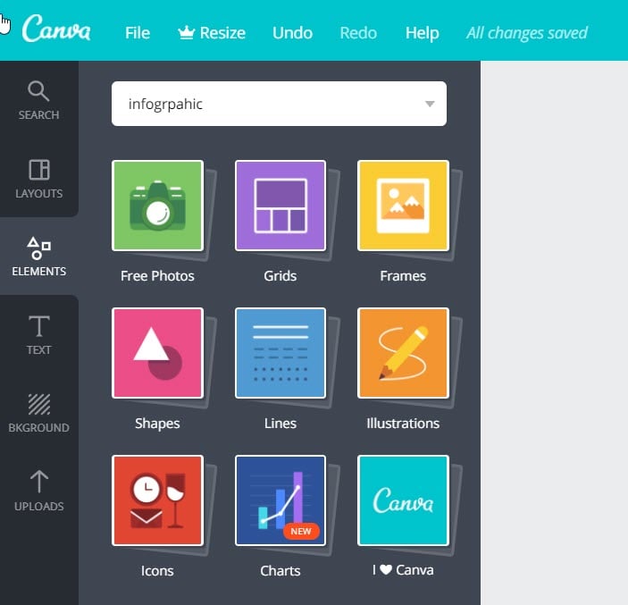 How to make infographics with Canva - Elements 2