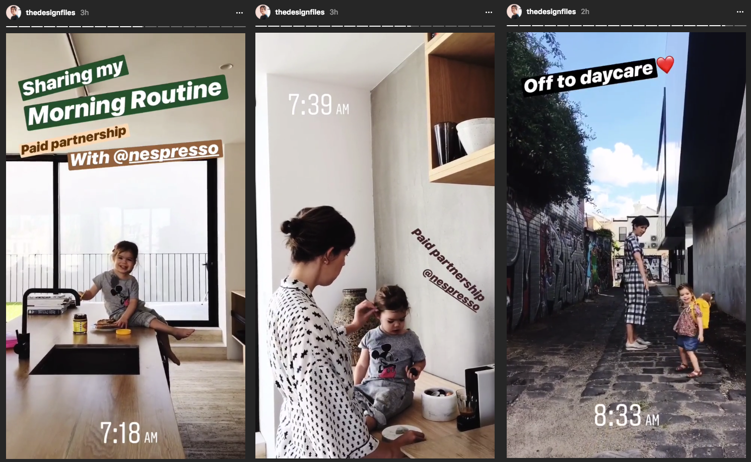 Instagram Marketing Strategy - The Design Files Instagram Stories