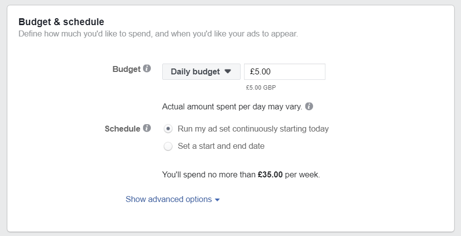 Budget and Schedule