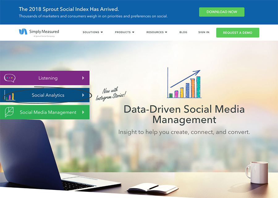 SimplyMeasured Instagram analytics tools