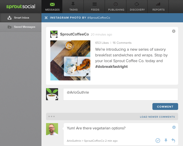 Sprout Social Instagram analytics tools