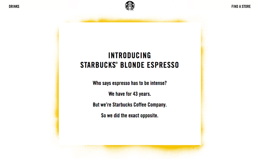 Starbucks blonde social media for business